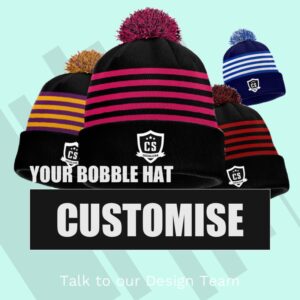 bobble hats with logo