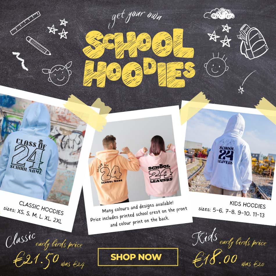 school hoodies ireland